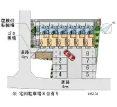 ★手数料０円★南埼玉郡宮代町中央２丁目　月極駐車場（LP）